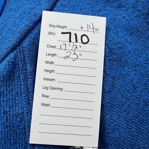 Patagonia Women's Better Sweater Quarter Zip Pullover Oasis Blue Size S - Picture 8 of 8